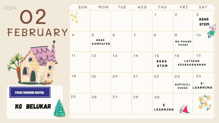 jadual feb 2024